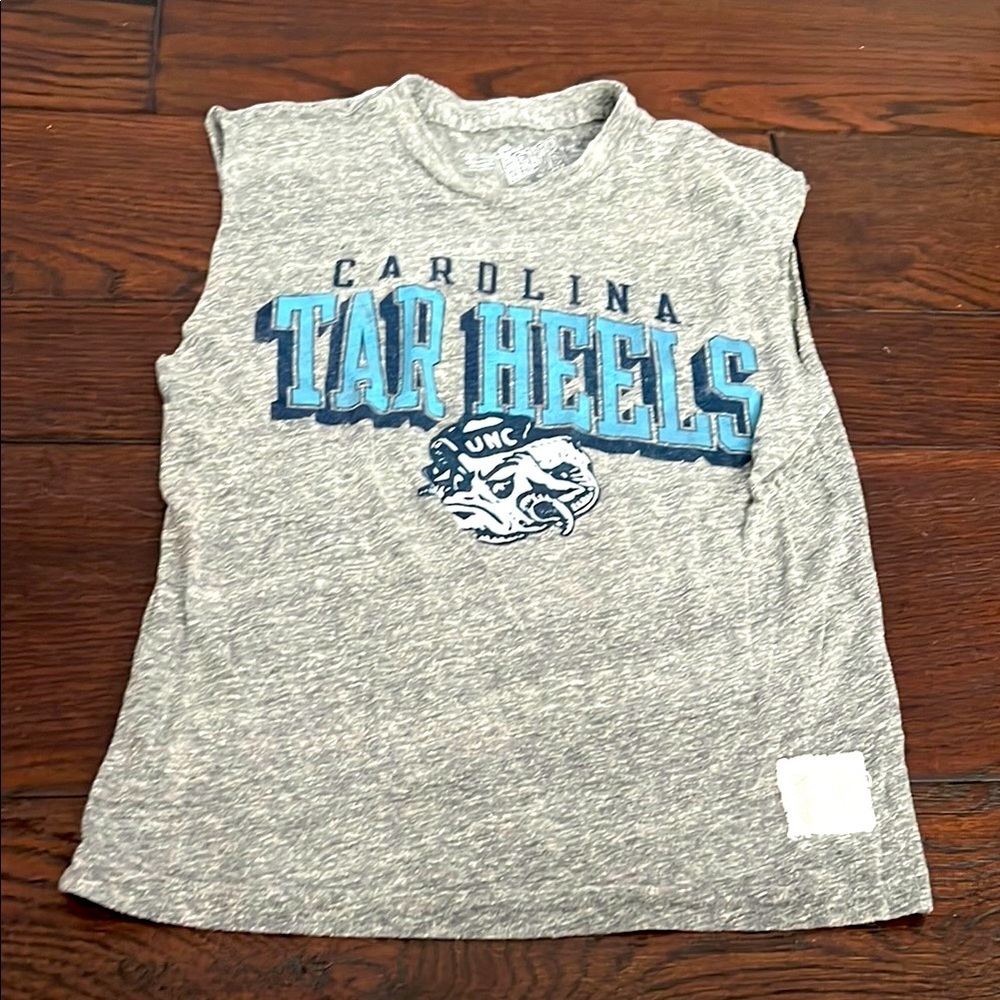 Original Retro Brand Carolina  Gray and Blue Short Sleeve Tee